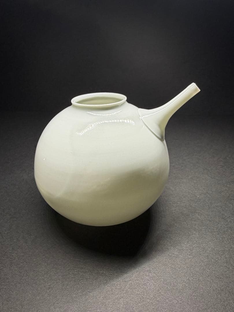 松本治幸 白磁注器 急須 煎茶道具 茶器 茶道具 煎茶