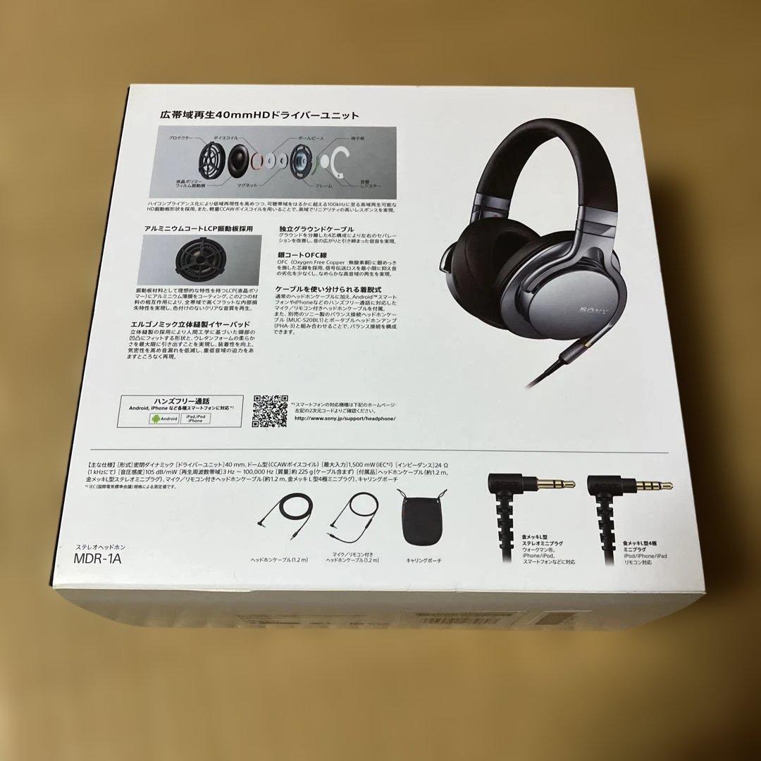 SONY 有線ヘッドホン MDR-1A