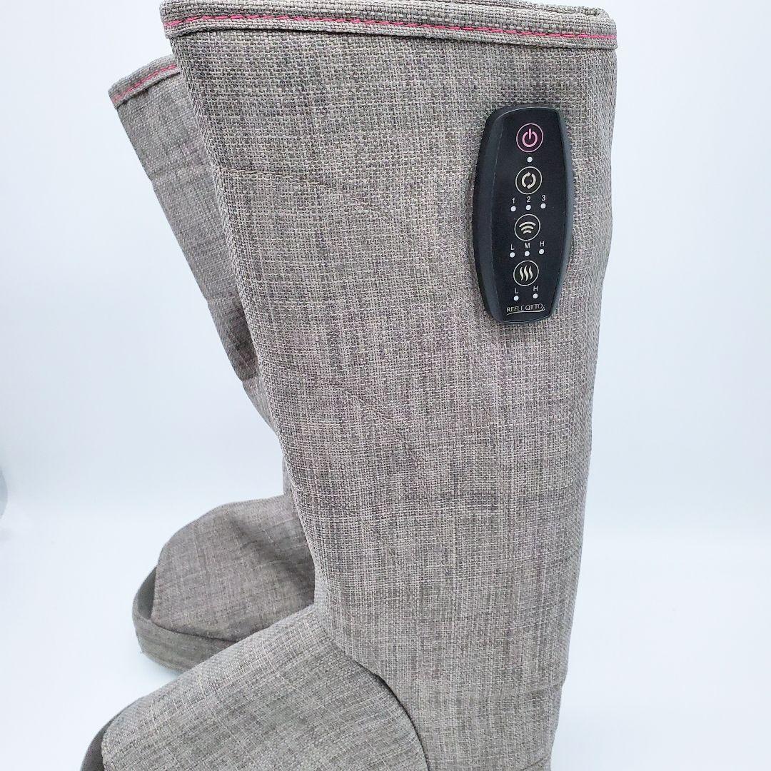 新品未使用✨️リフレキュット　EMSストレッチブーツ　グレー色　マッサージ