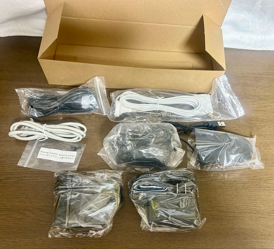 OOSSXXワイアレス防犯カメラセット(10インチ一体型親機+カメラ2台)
