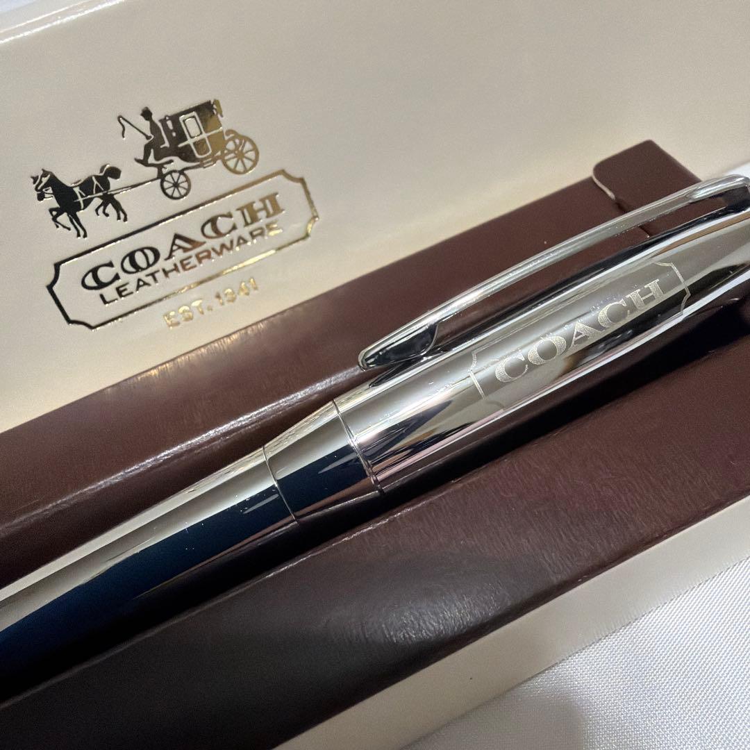 美品　コーチ　COACH　ボールペン（ブラックインク）・リングノート　レキシー