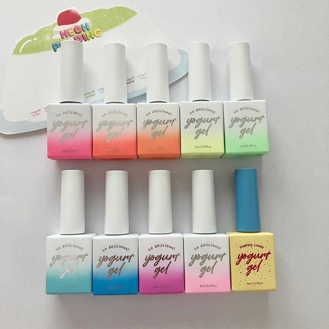 YOGURTNAIL ヨーグルトネイル　ネオンカラー10色セット