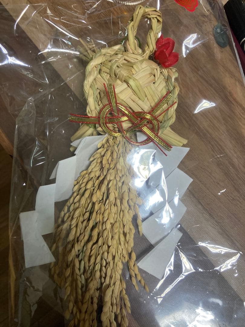 見本　祝い亀　祝い亀付きしめ縄