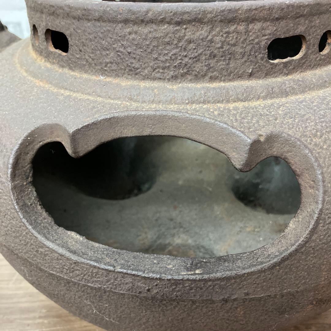 A-壁 茶道具 唐銅 朝鮮風炉釜 茶釜 釜 鉄瓶 時代物 骨董 古美術