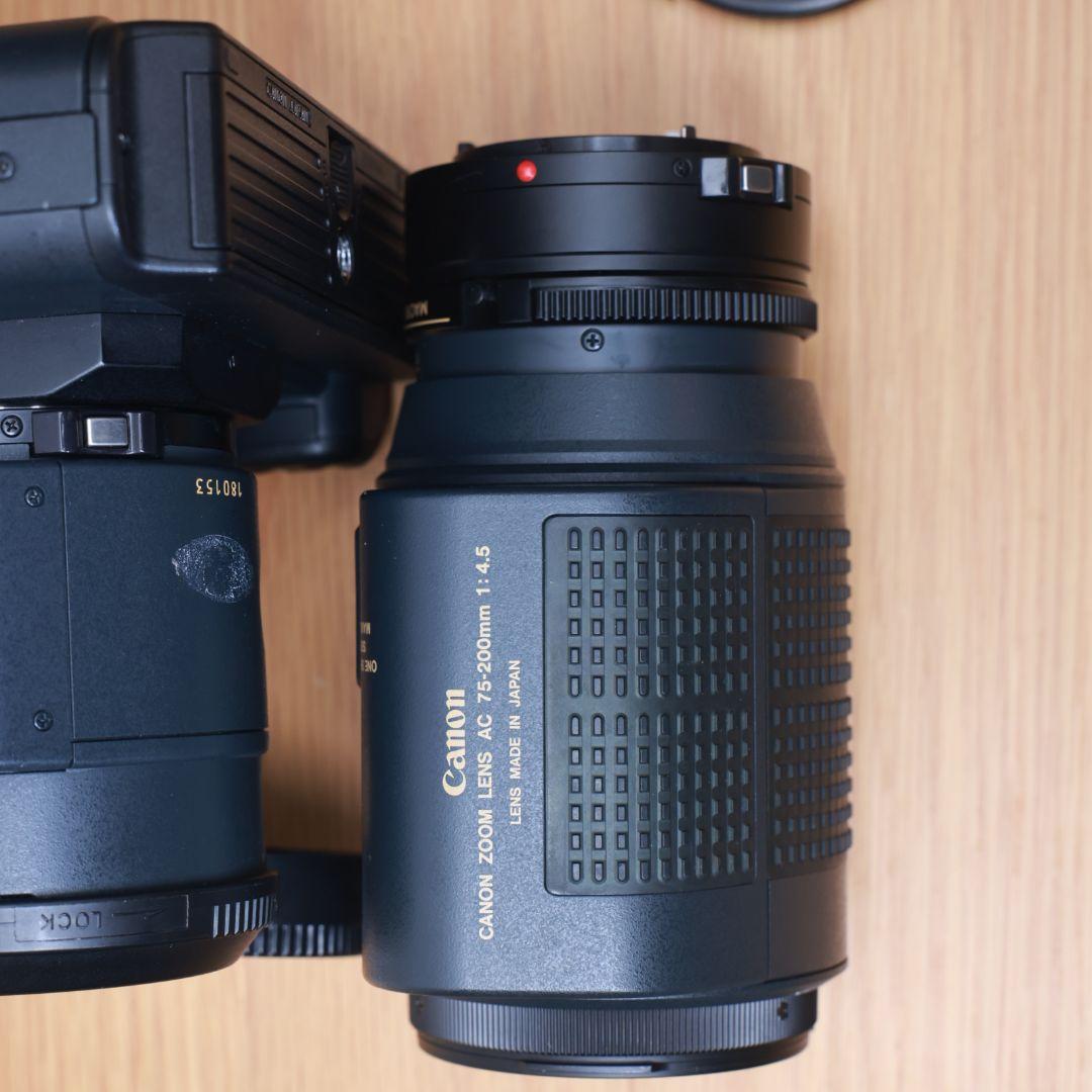 フィルムカメラ Canon T80 レンズ2本 電池付き