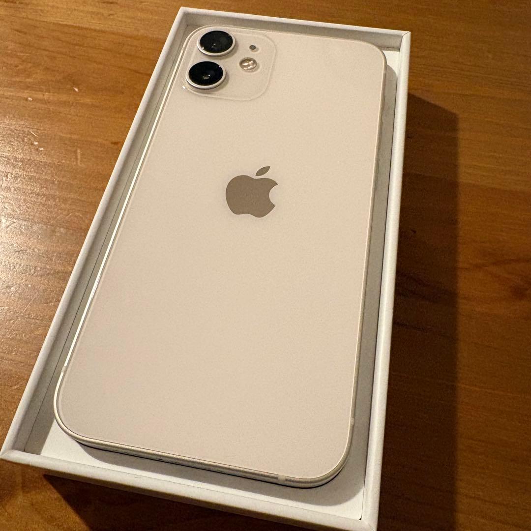 iPhone 12mini 128GB ホワイト Lightningケーブル無し