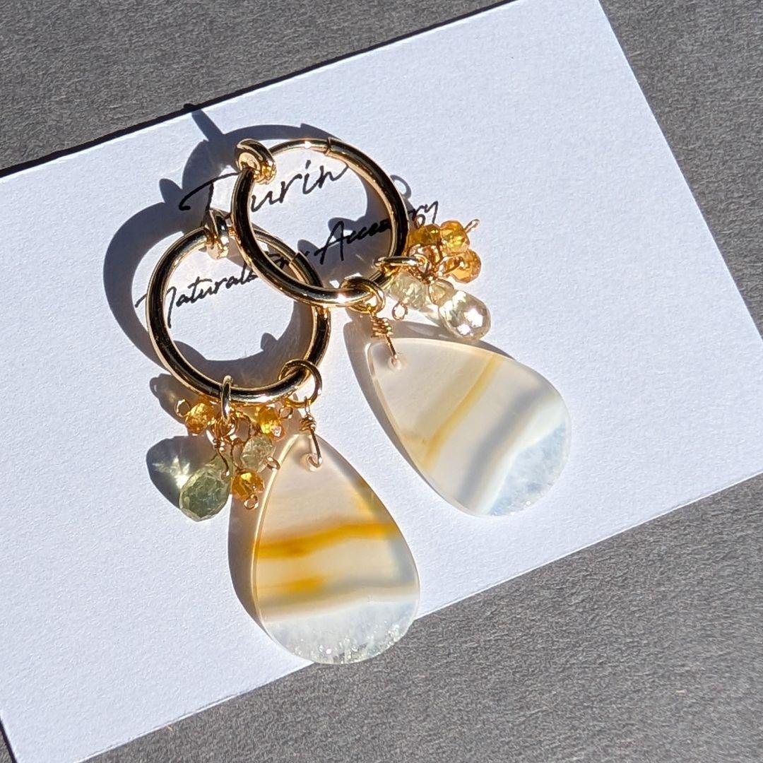 アイリスアゲート ジルコンピアス