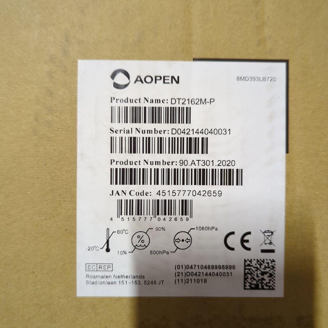 新品未使用品　21.5インチモニター　AOPEN DT2162M-P