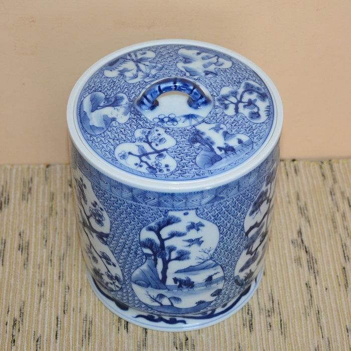 茶道具　京焼　水指　祥瑞六瓢水指　古物　美品　橋本喜泉　送料込み