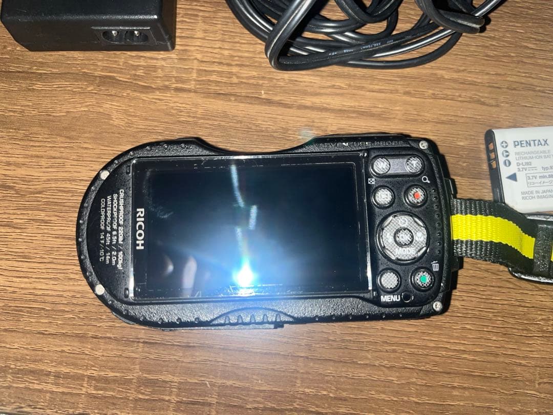 Z*u様 RICOH WG-4 イエロー動作確認済　即ご使用頂けます