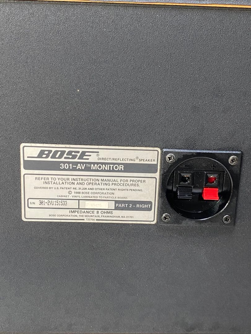 boseスピーカー301ペア