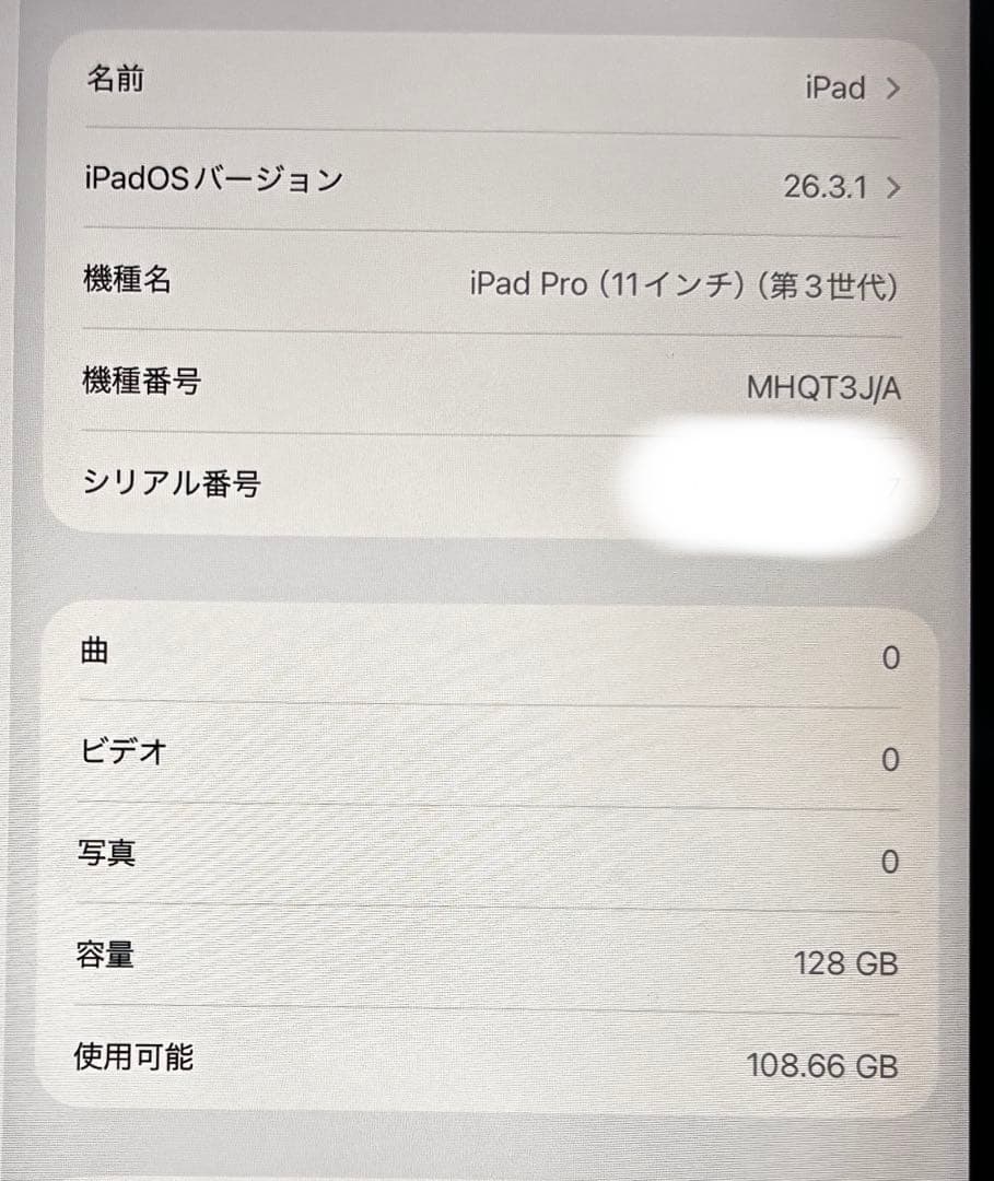 美品✨iPad Pro 11インチ（第2世代）128GB シルバー