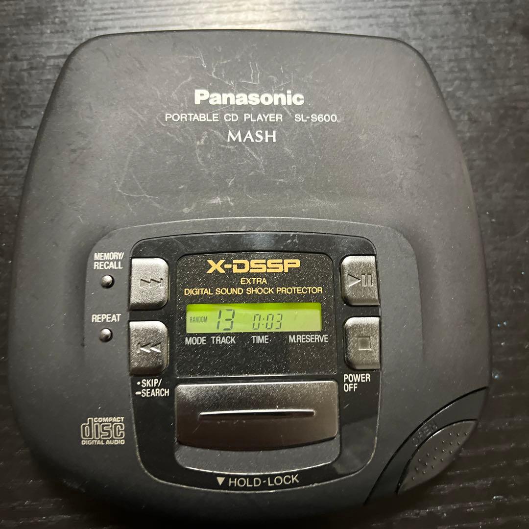 Panasonic MASHポータブルCDプレーヤーSL-S600 ジャンク