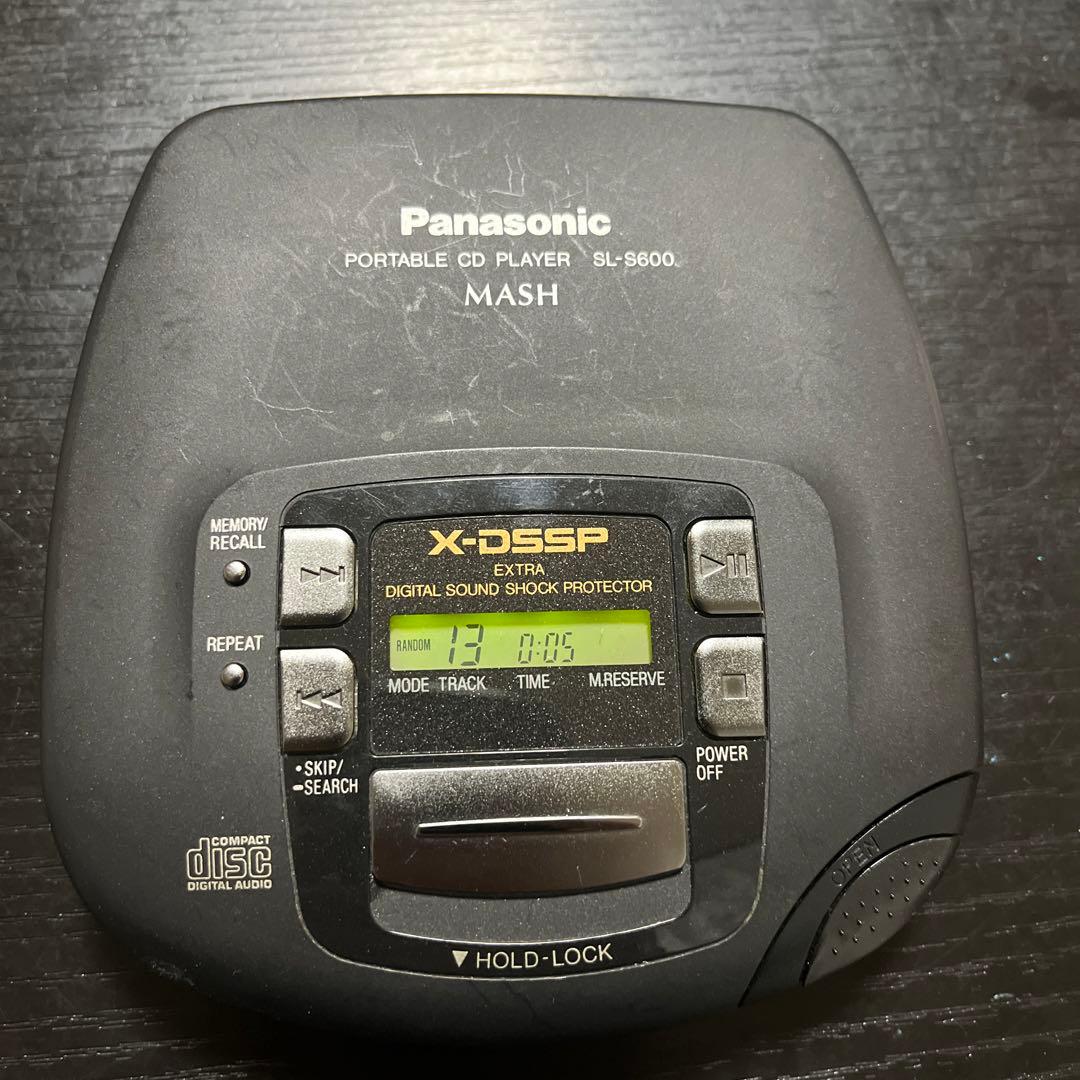 Panasonic MASHポータブルCDプレーヤーSL-S600 ジャンク