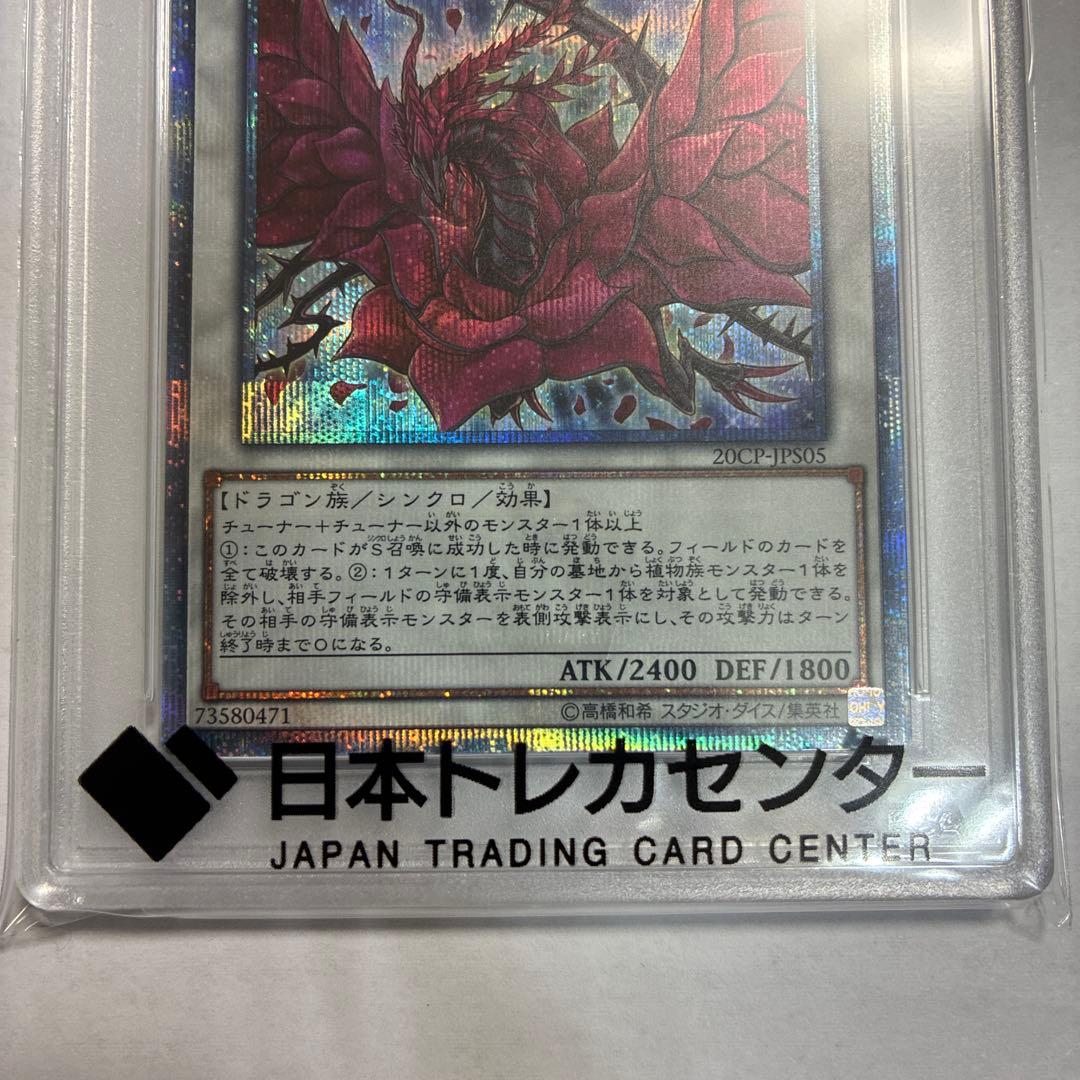 遊戯王 ブラック・ローズ・ドラゴン20th PSA10