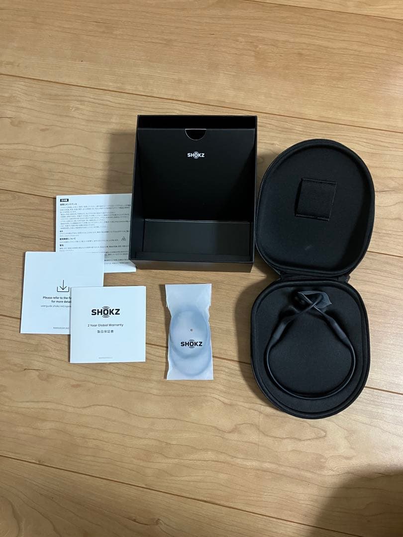 美品　SHOKZ OpenRun Pro Mini 骨伝導イヤホン