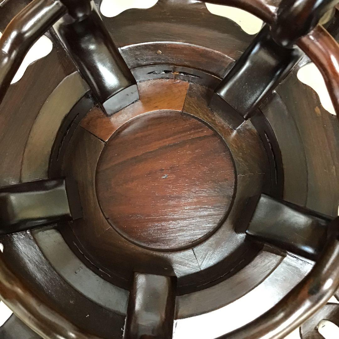 骨董品　茶道具　香炉台　配送用自作箱　N177