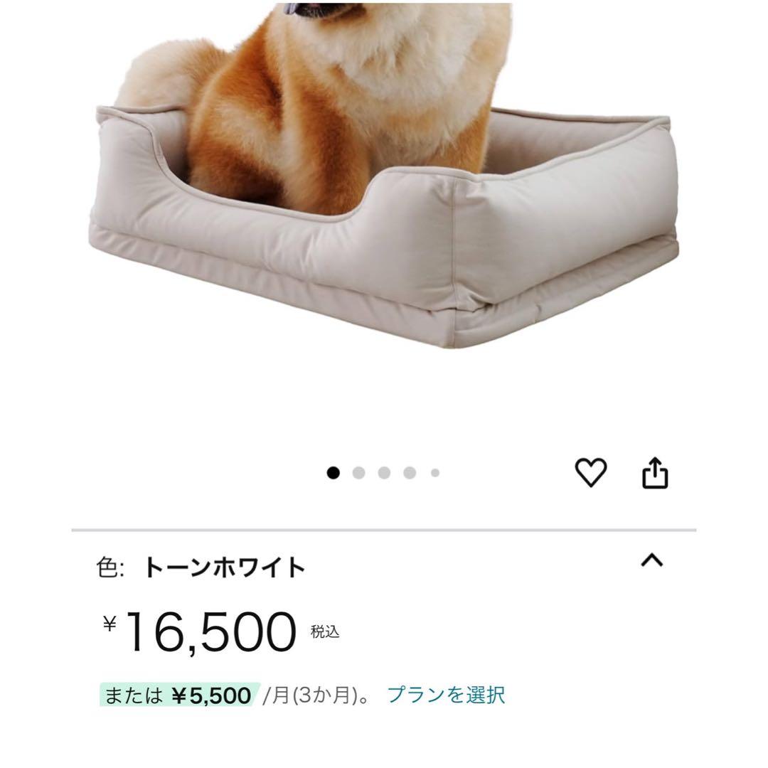 【C-Dog】ラウンジベッド ｜ 犬 ベッド 洗濯可 クッション ペットベッド