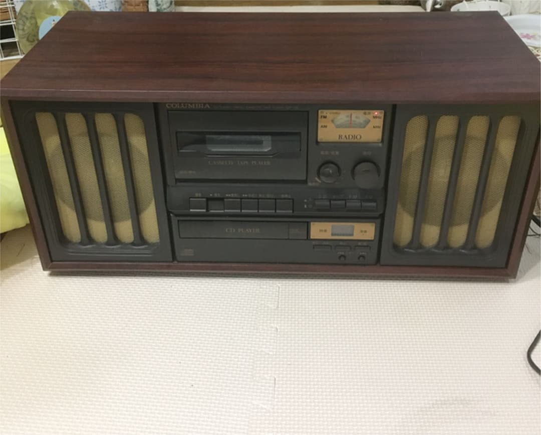 COLUMBIA GP-15 昭和レトロCD(値下げ)ラジカセ