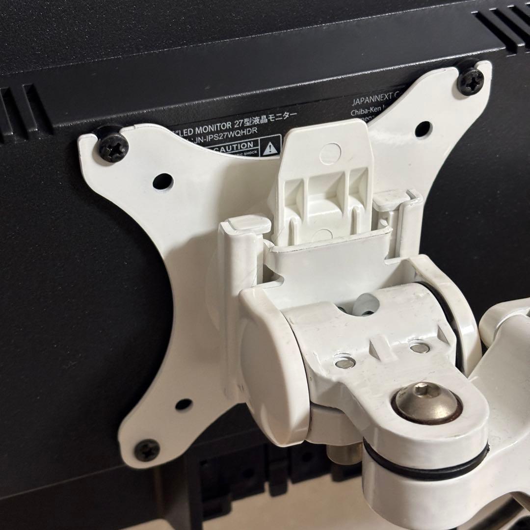 JAPANNEXT 27 モニター　FlexiSpot F8L モニターアーム