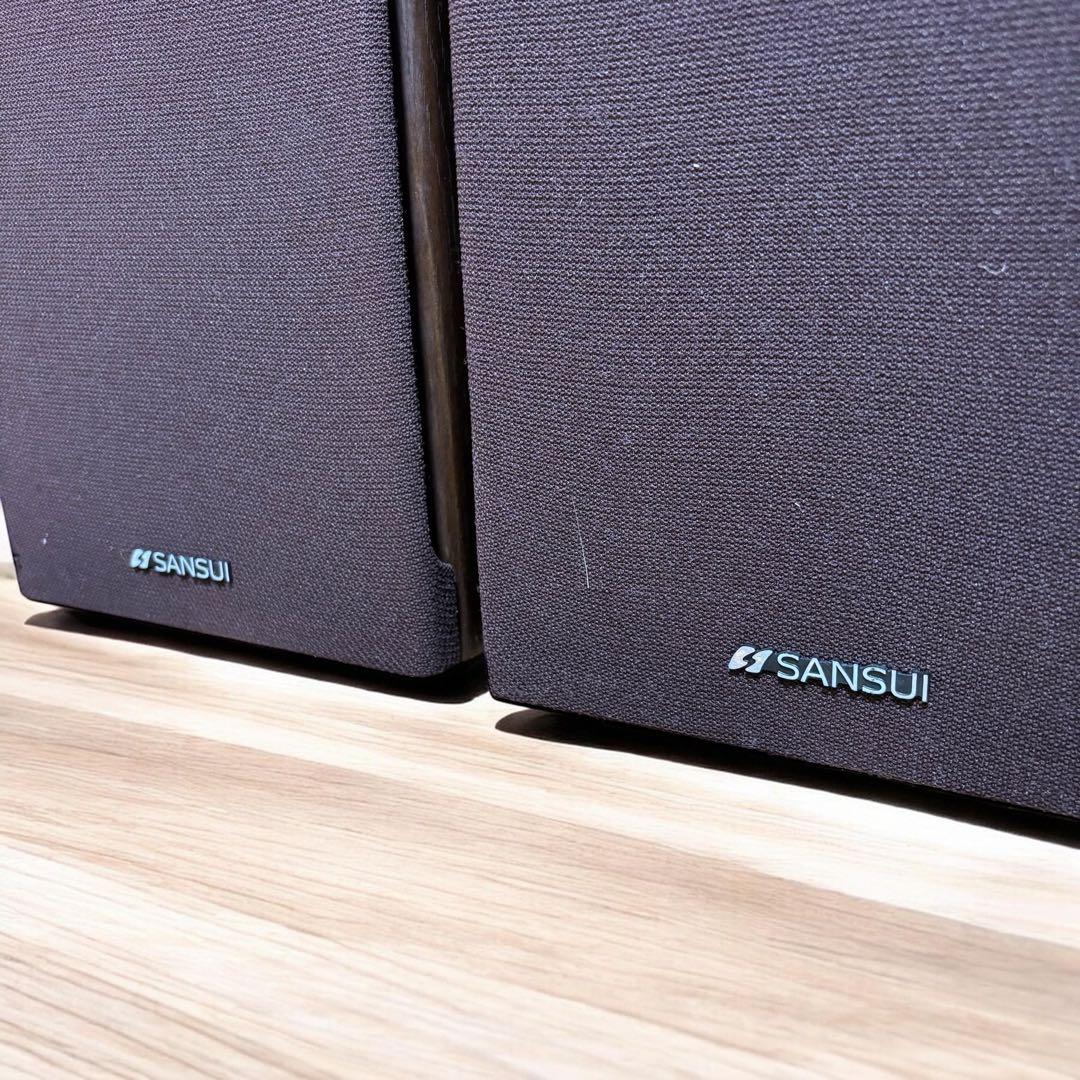 【動作良好】SANSUI S-X77 ペア 3Way スピーカー 美品 木製