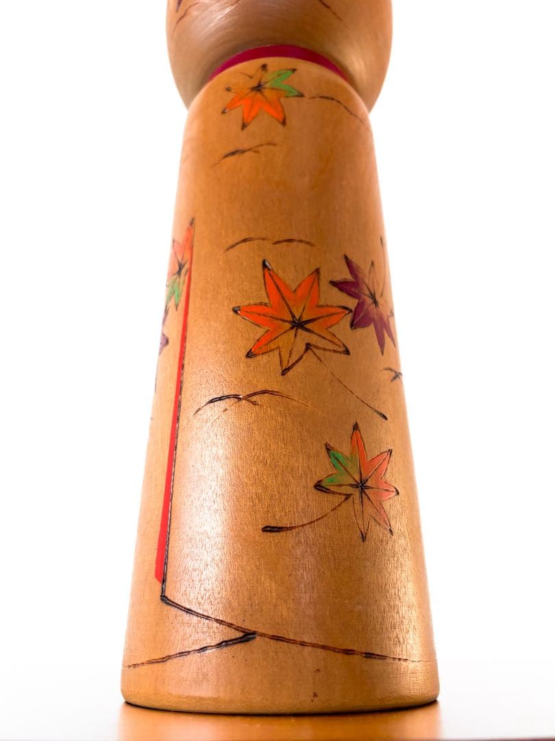 岸 貞男 Sadao 創作 こけし creative kokeshi doll