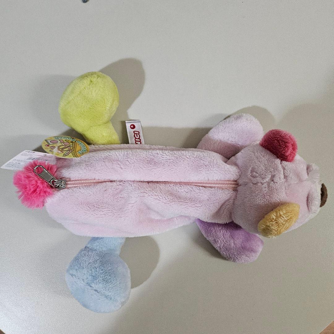 【新品】NICI ペンケース くま クマ マルチカラー PLAZA プラザ