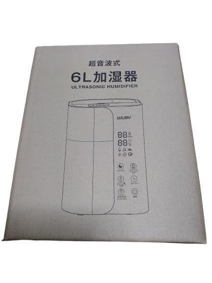 WUBY 大容量 6L 超音波式 ハイブリッド式加湿器　アロマ対応