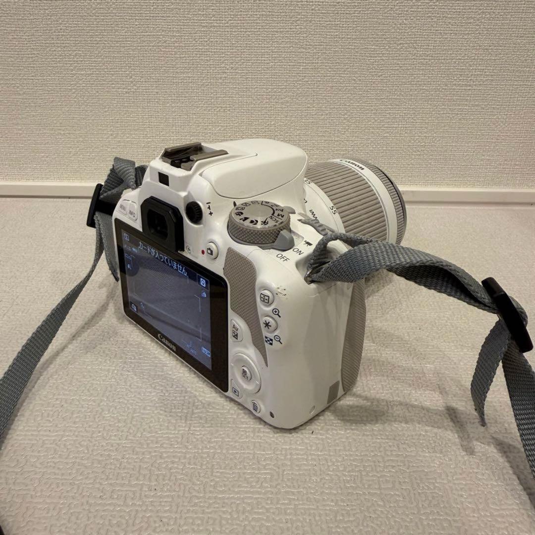 【一眼レフカメラ】Canon EOS KISS X7 ホワイト レンズ2個セット