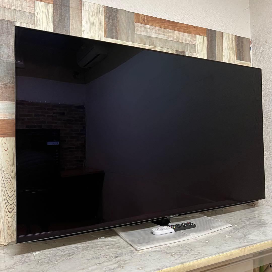 全国送料込❣️使用わずかSHARP65V型有機ELテレビAndroid ネット動画