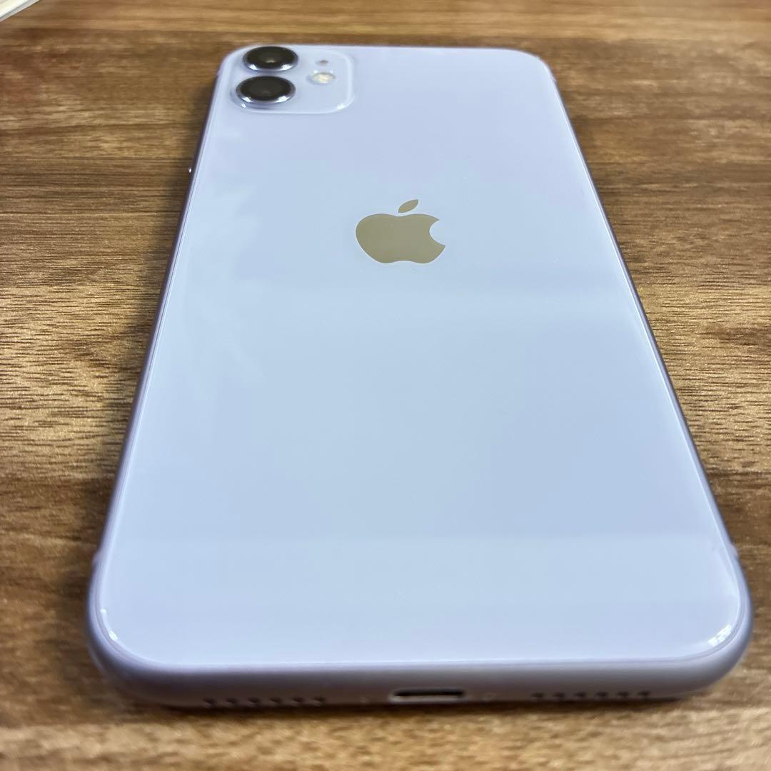 iPhone11 128GB SIMフリー(元ahamo)箱あり パープル
