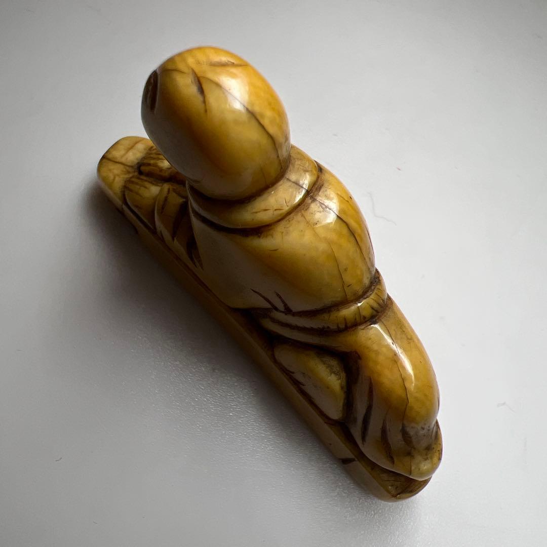 江戸時代　極上人物根付　15g 東Y8-0305☆2Fタウチ