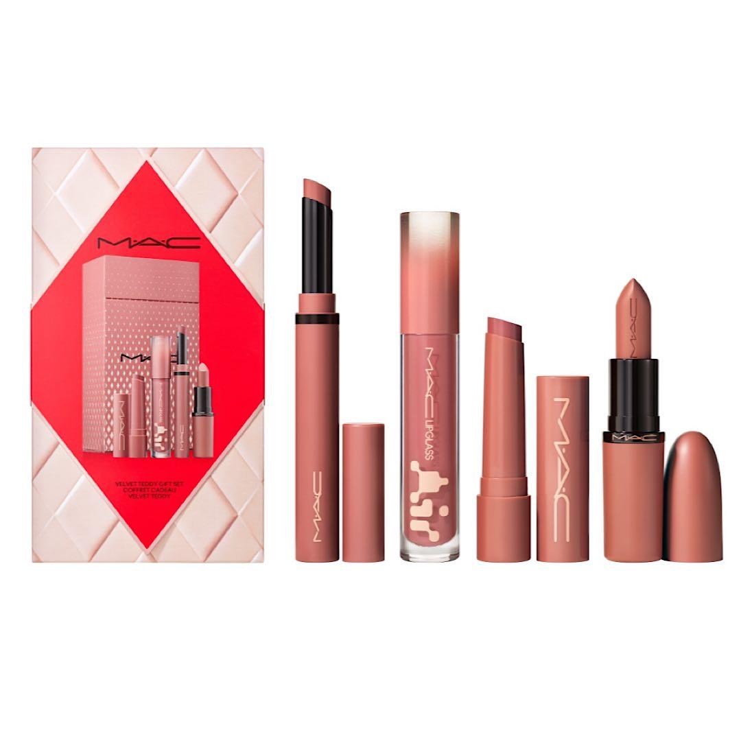 MAC マック　トータリーテディリップキット　ミント ポーチ ホリデー