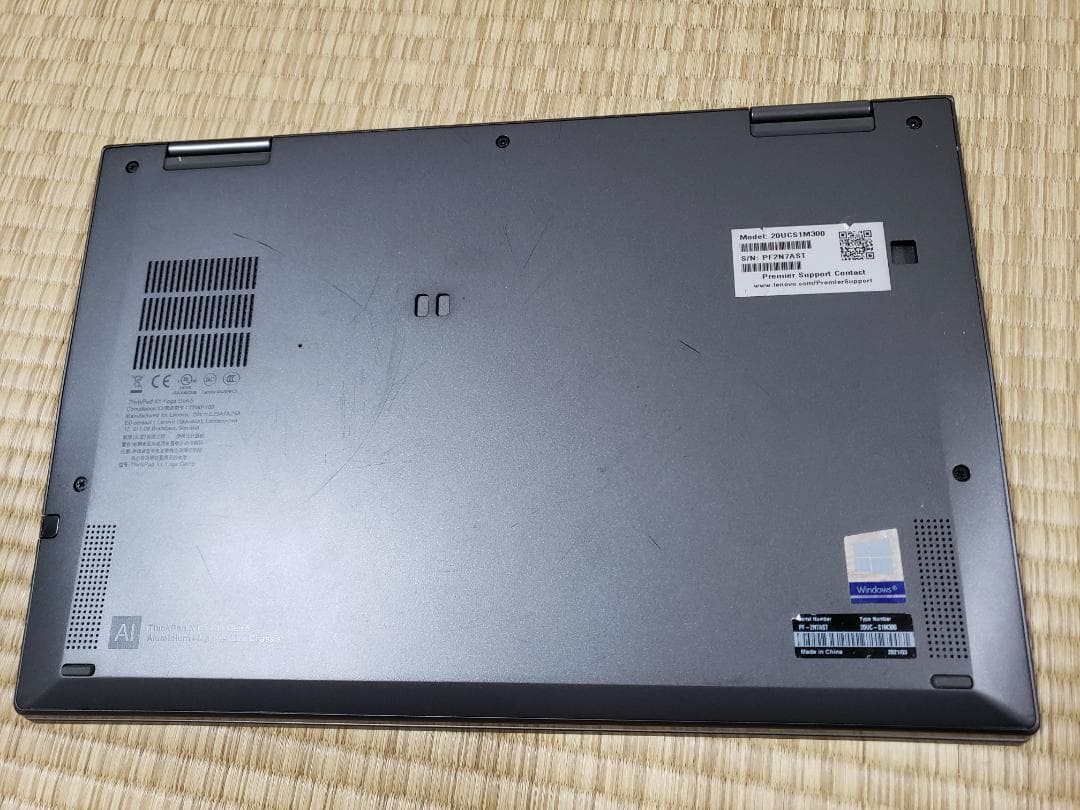 Lenovo X1 Yoga Gen5 i7 16GB 512GB ペン付