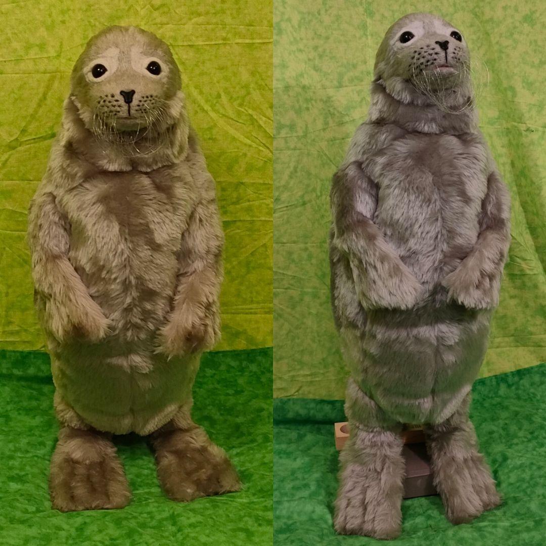 ハンドメイド　ぬいぐるみ　アザラシ