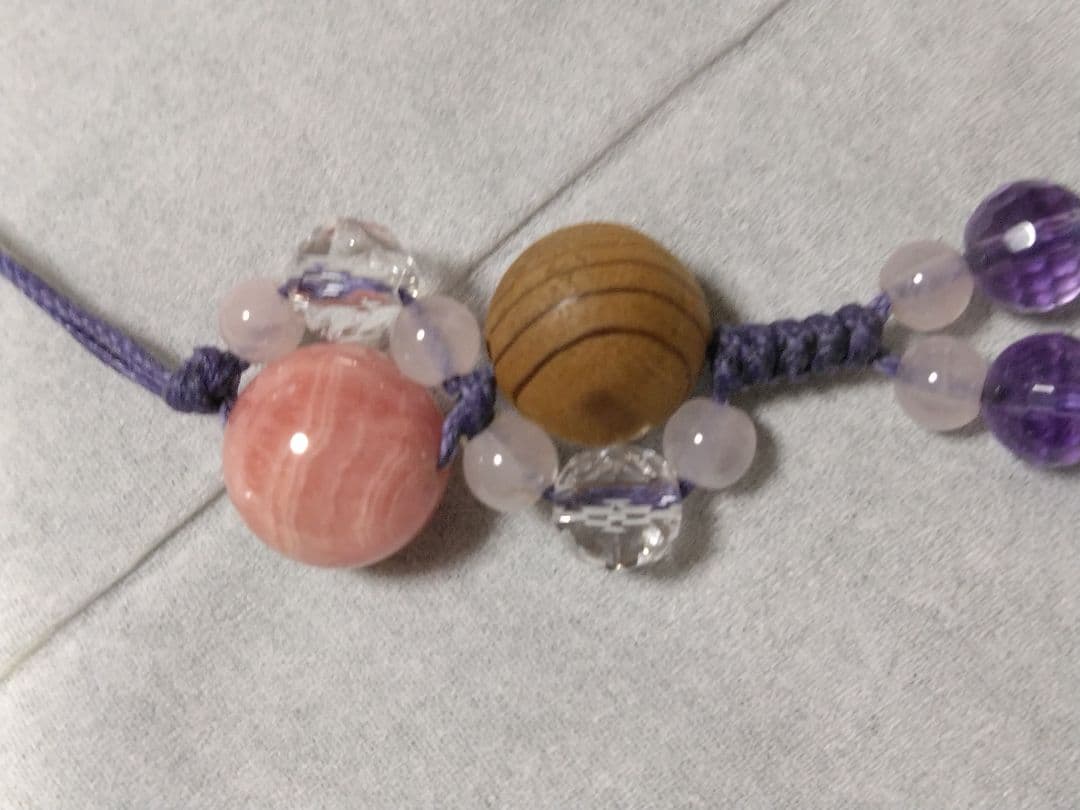 レア　厄除け開運　スーパーセブン貔貅、神宮御山杉&インカローズ　アクセサリー