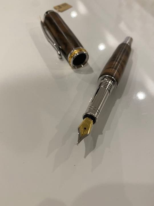 手作り 木製 万年筆