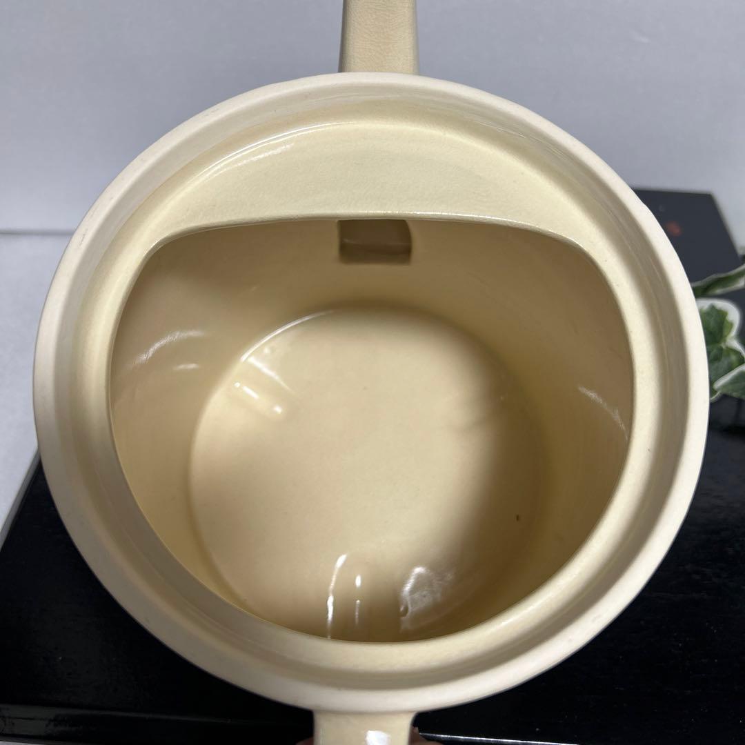 未使用　水注 (水次) 片口水注 横手水指　扇面流水 淡交社　茶道　茶道具