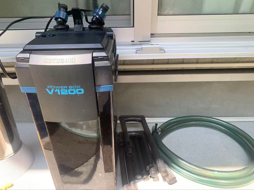 ガラス水槽 90セン90cmx45x60 エーハイム用品付け！