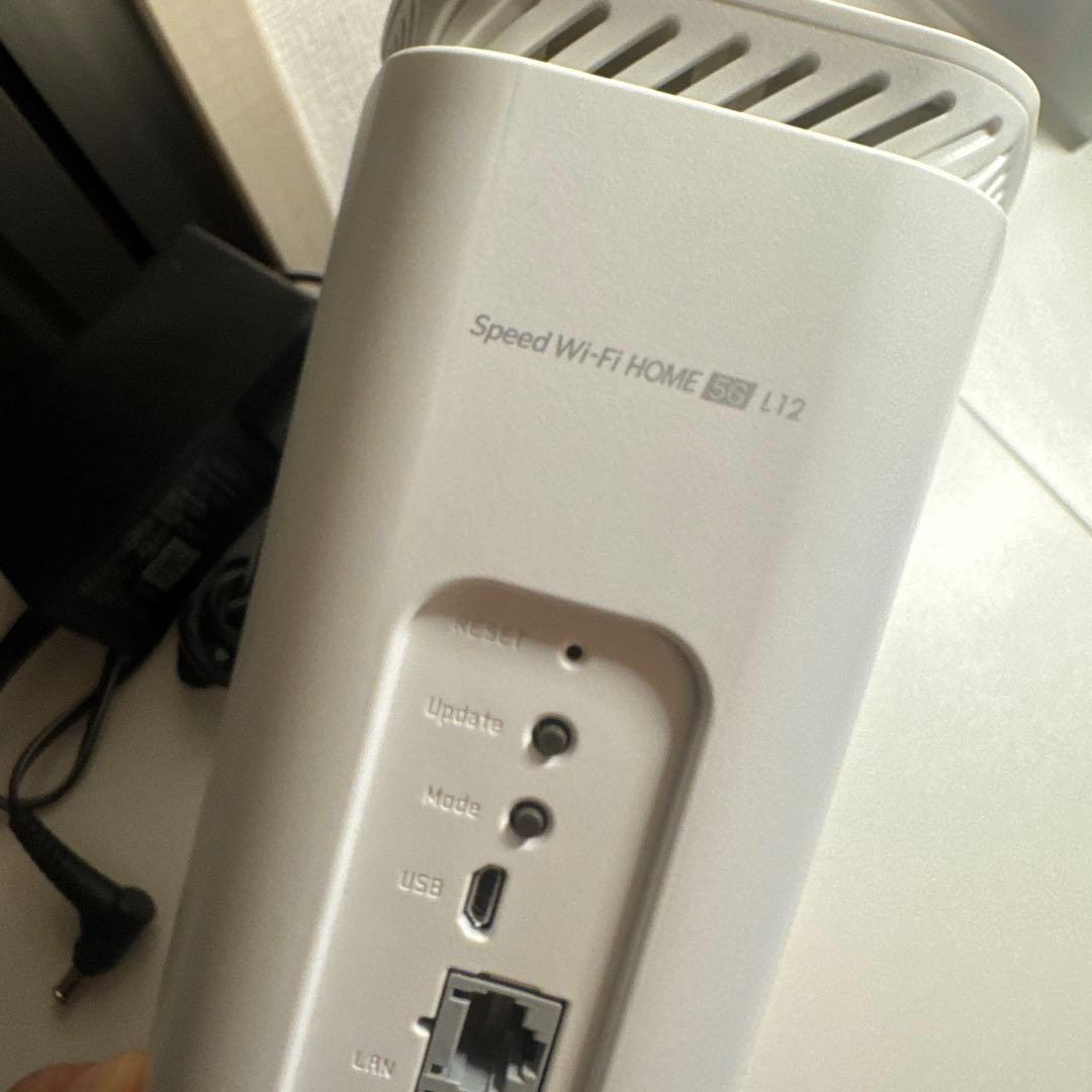Speed Wi-Fi  L12 無線LANルーター　5G 美品
