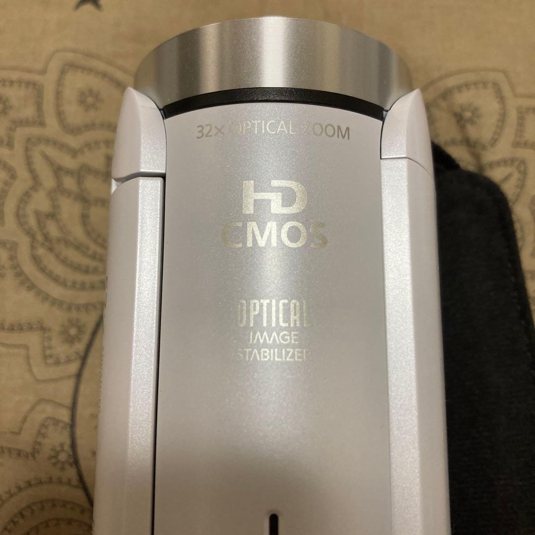 ほぼ新品 Canon iVIS HF R800 ホワイト ビデオカメラ