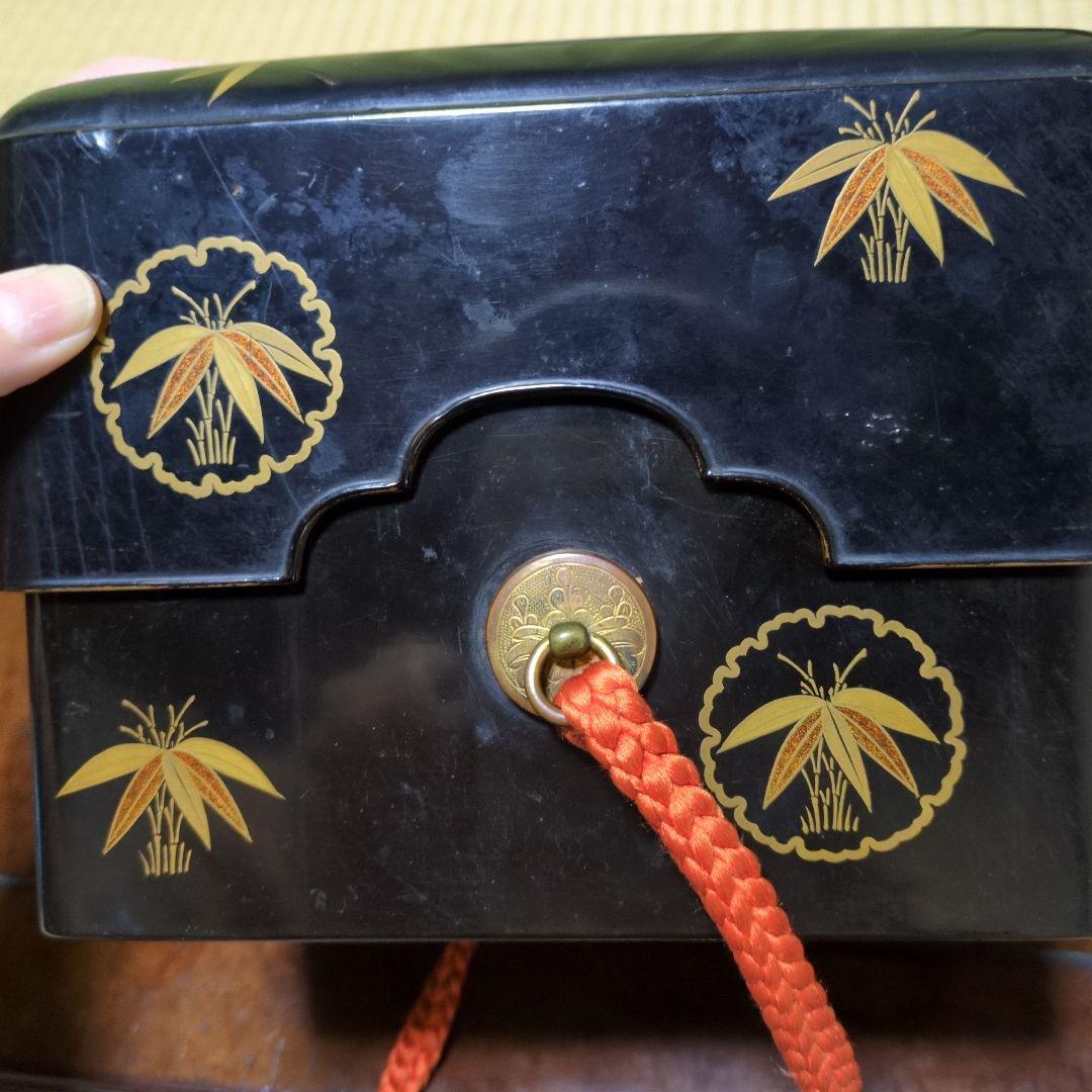 木製漆器　蒔絵箱　骨董品