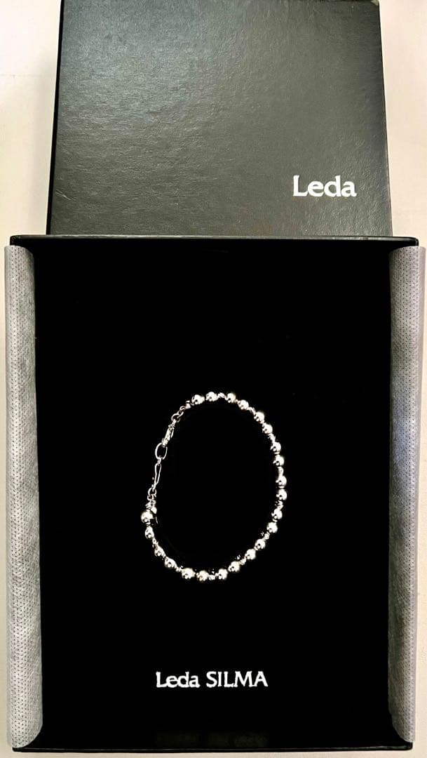 マ*ン様 レダシルマ「ビーズ&ビーズ ブレスレット」（二連）美品Leda