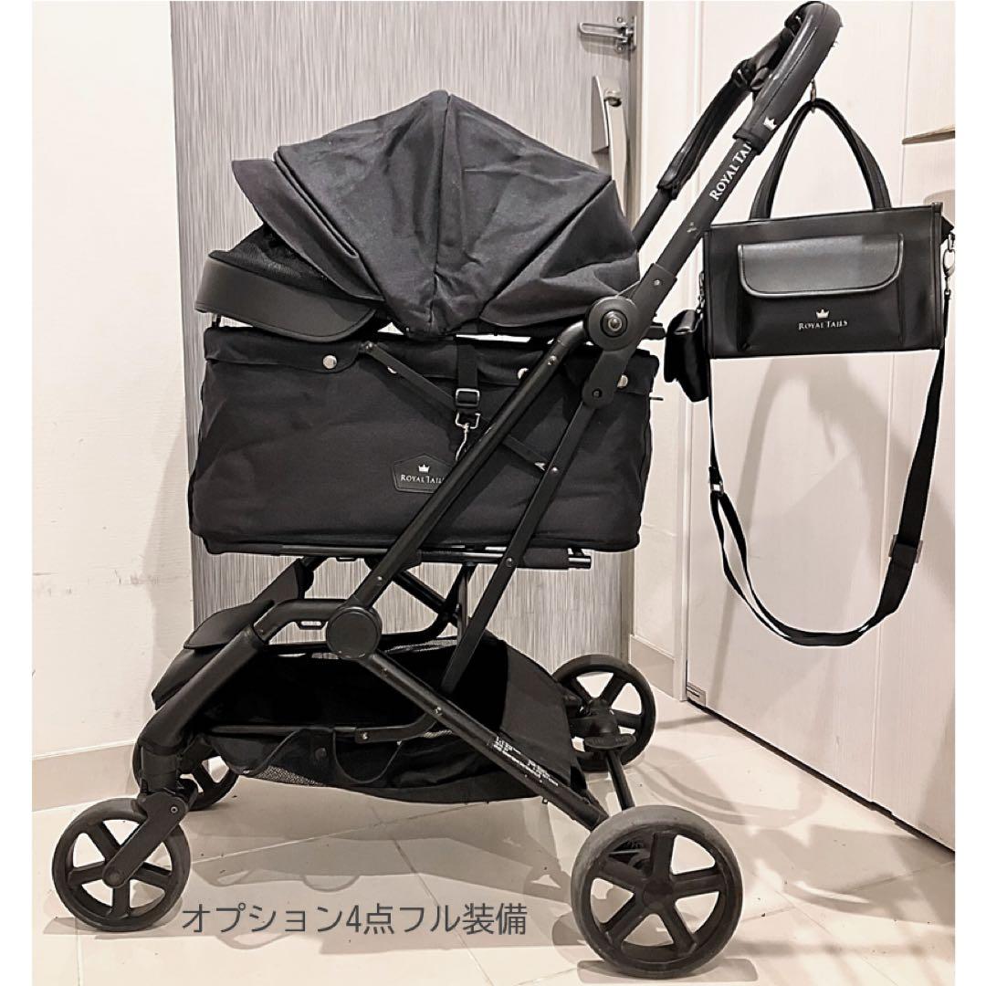 折りたたみペットカート　ロイヤルテイルズ フローレンス 正規品黒 レアオプション