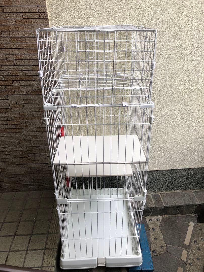Makino　アイリスオーヤマ　ミニキャットケージ3段