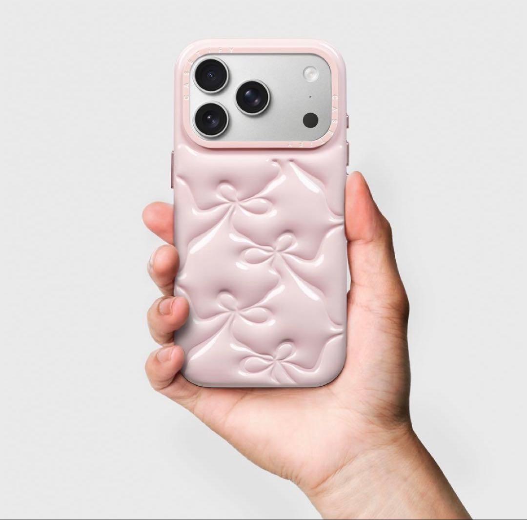 casetify バレリーナピンクリボン ピローケース iPhone17pro