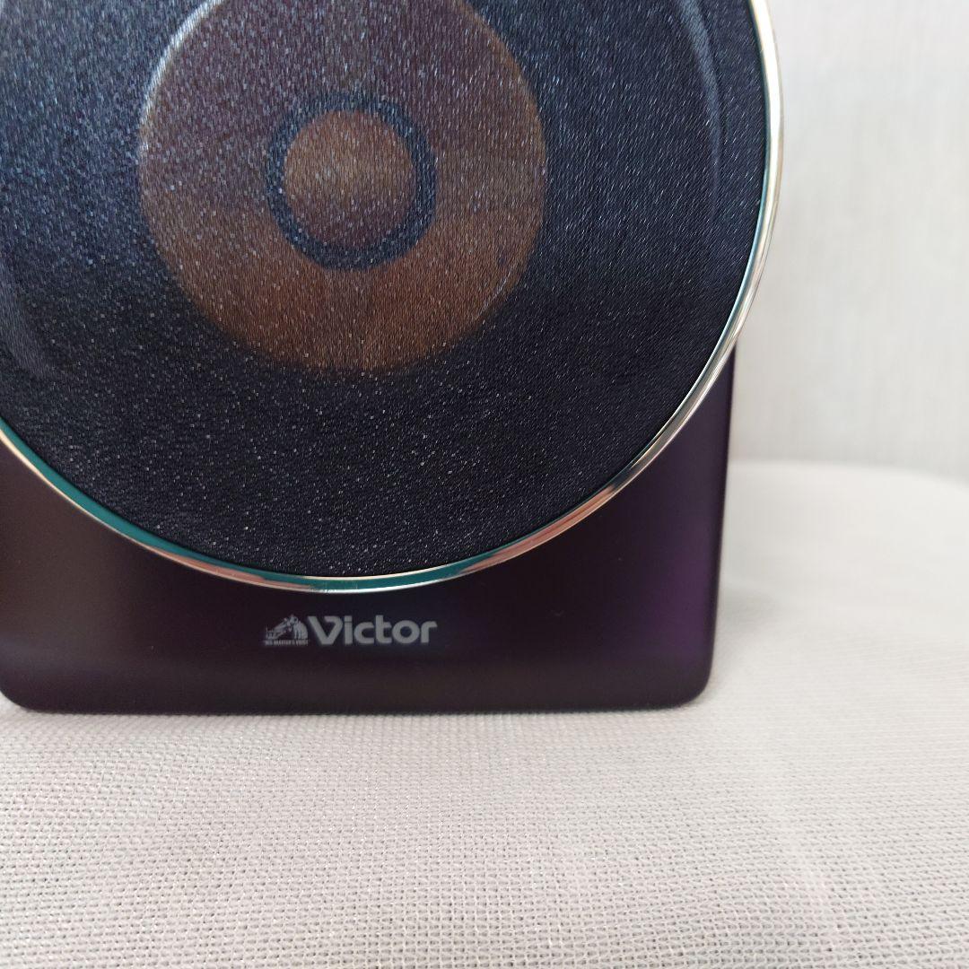 Victor スピーカー 角型 茶