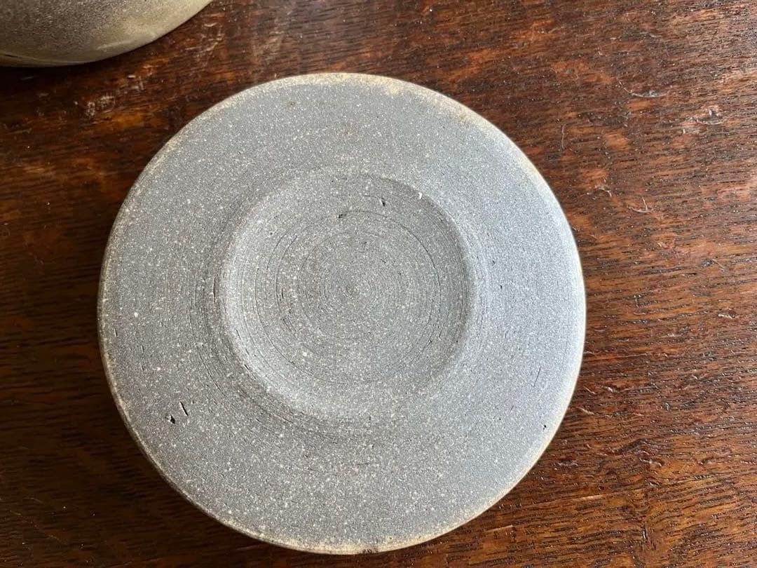 備前焼　山麓窯　水指　 蓋付き　茶道具