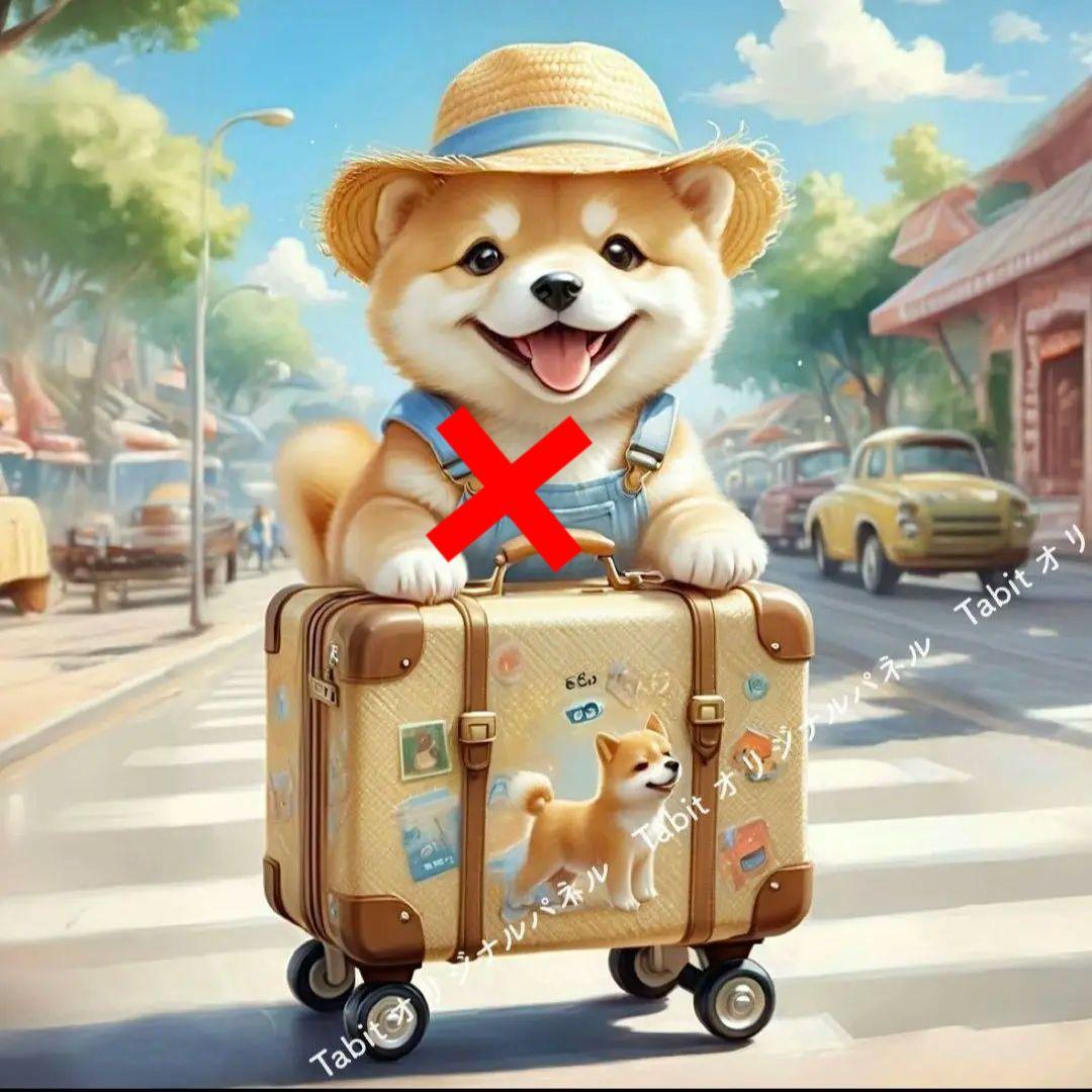 旅トイプードル、柴犬、ヨーキー、ポメラニアン、コーギー、パグパネル生地