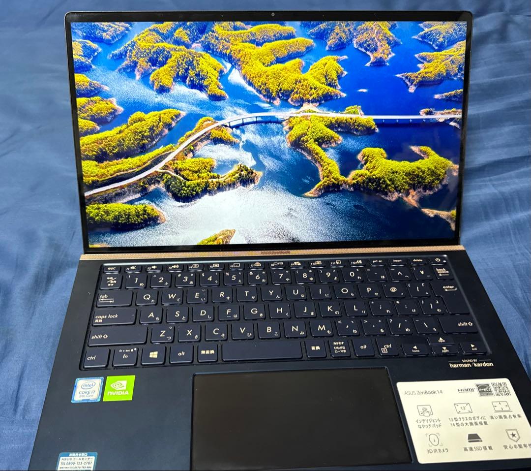 Windowsノート本体 zenbook14 ux434flc ux434fl 16GB SSD954GB